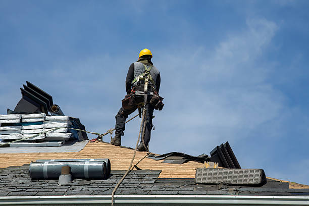 Professional Metal Roofing technician working in Williamsburg, MI